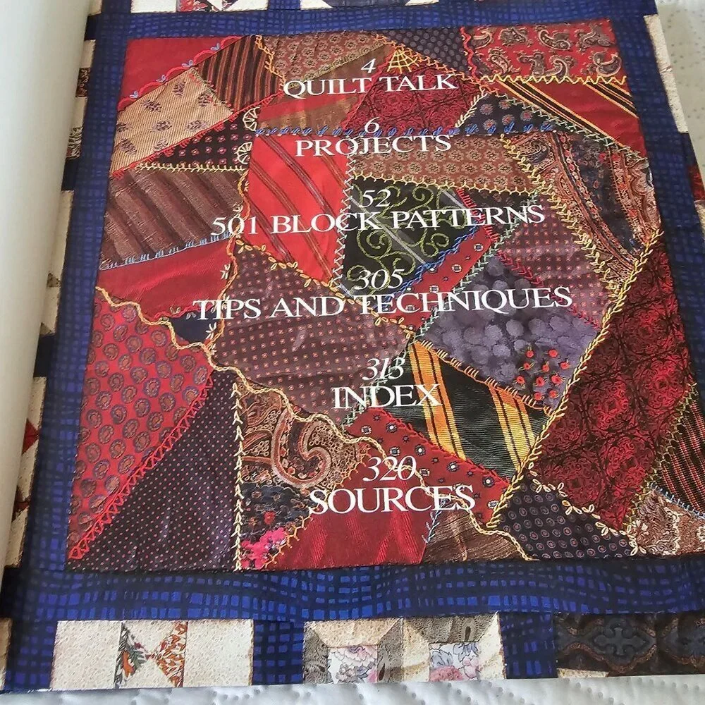 Better Homes & Gardens 501 Quilt Blocks Hardcover Book 1994 Edition
